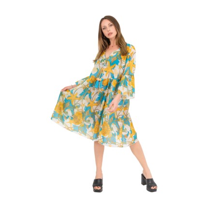 Kaftan dress with sea life... 2