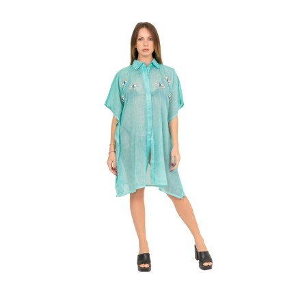Kaftan - shirt dress with...