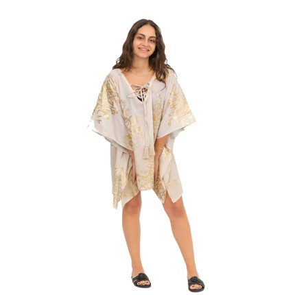 Kaftan dress with gold -... 2