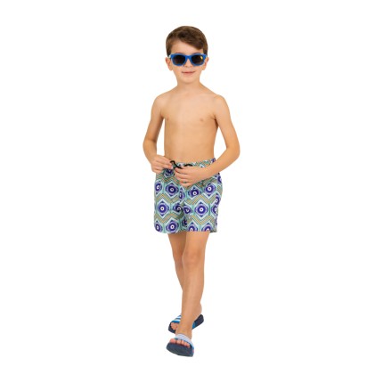 Boy's Swimwear Geometrical...