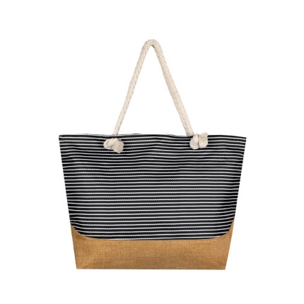 Τσάντα Θαλάσσης Ριγέ με σχοινί