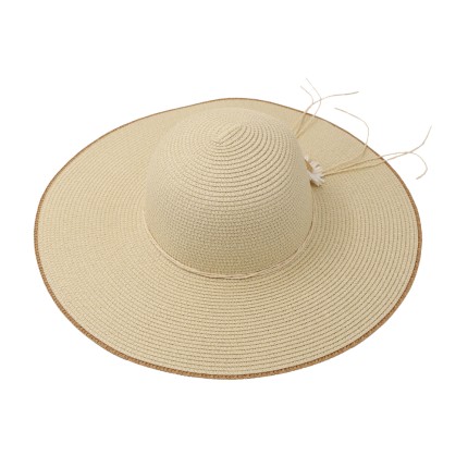 Classic Straw Hat With Big...