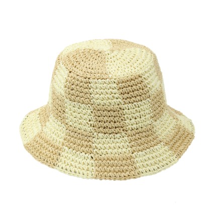 Straw Hat With Moldable...