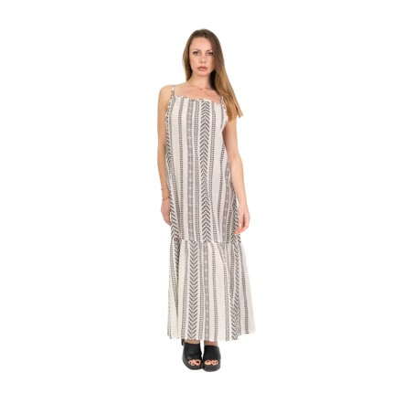 Dress white maxi with... 2