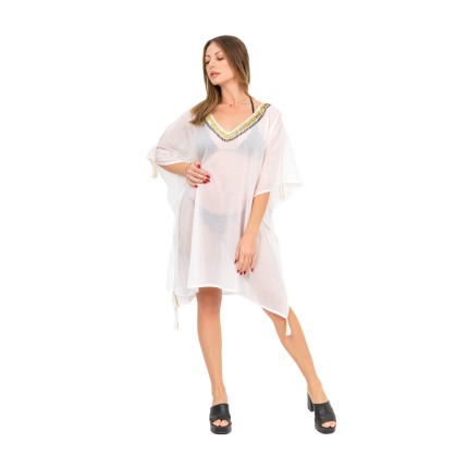 Kaftan dress with sequins... 2