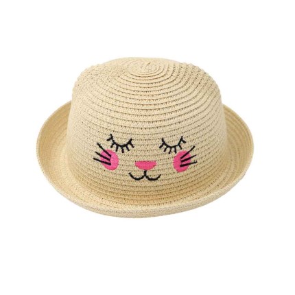 Children's Straw Hat Cat...