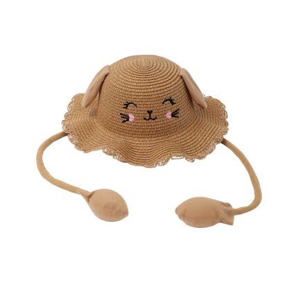 Children's Straw Hat Kitty...