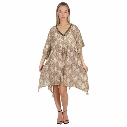 Kaftan dress with gold -... 2