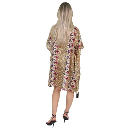 Kaftan dress with gold -... 2