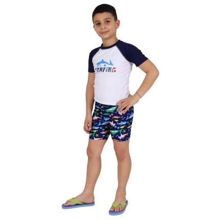 Boy's Swimwear With Shark
