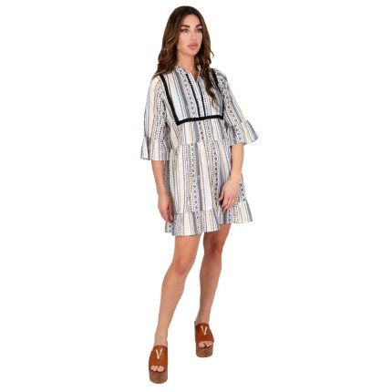 Mini Dress with Geometrical... 2