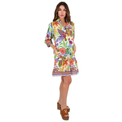 Midi Shirt Dress With... 2