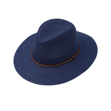 Straw Hat with Ribbon
