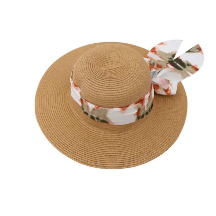 Straw Hat With Ribbon 2