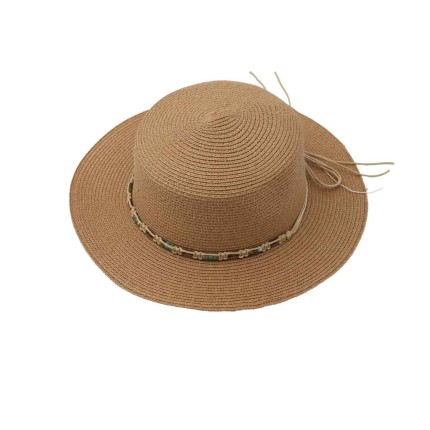 Women's Straw Hat Beaded 2