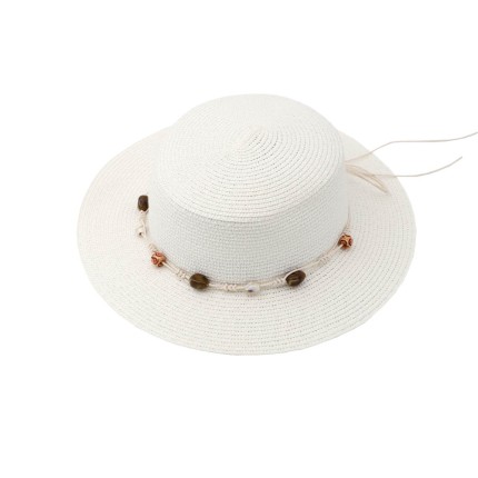 Women's Straw Hat Beaded