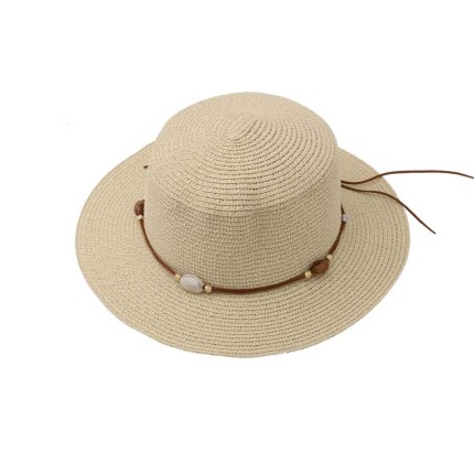 Women's Straw Hat Beaded 2