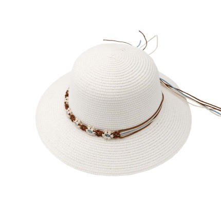 Women's Straw Hat Beaded