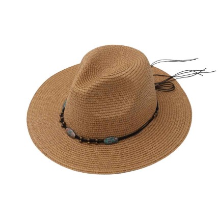 Women's Straw Hat Beaded
