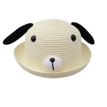Children's Straw Hat Dog...