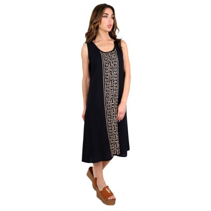 Kaftan Dress Midi With Gold... 2