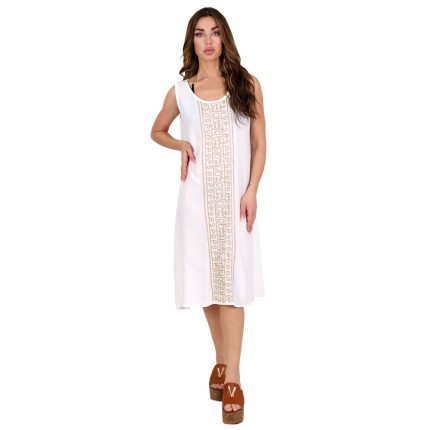 Kaftan Dress Midi With Gold... 2