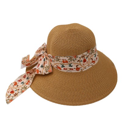Straw Hat With Ribbon 2