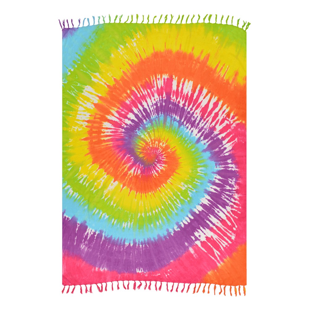 Pareo Rayon Tie Dye with Fringes...