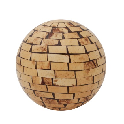 Ξύλινη Μπάλα Ψηφιδωτό 15cm
