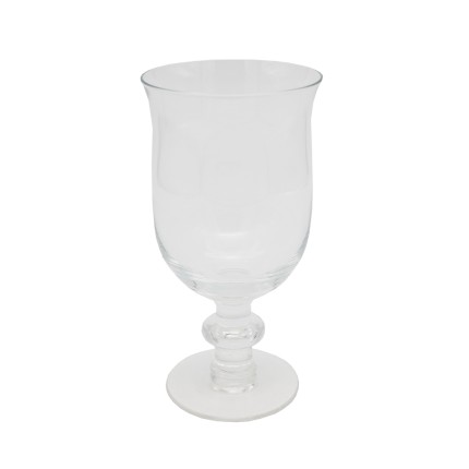 Γυάλινο Κηροπήγιο 18.5x9.5cm