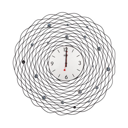 Ρολόι Τοίχου Μεταλλικό Με...