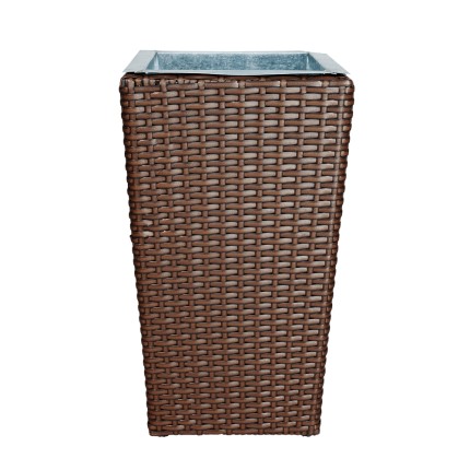 Γλάστρα Rattan Καφέ Μικρή... 2