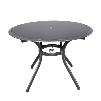 Μεταλλικό Τραπέζι Με Μαύρο...