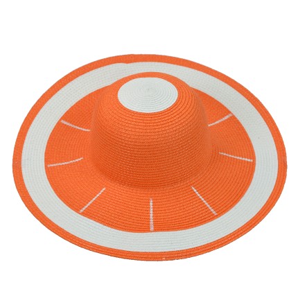 Woman's Straw Hat Orange