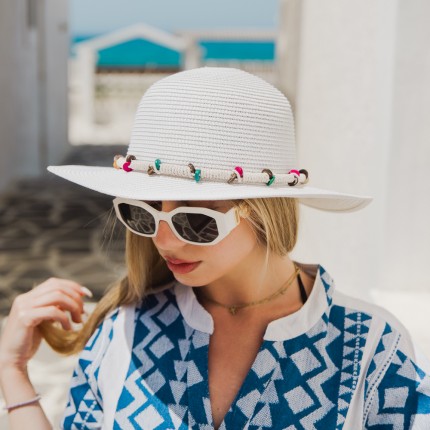 Ψάθινο Καπέλο Με Πλεκτό... 2